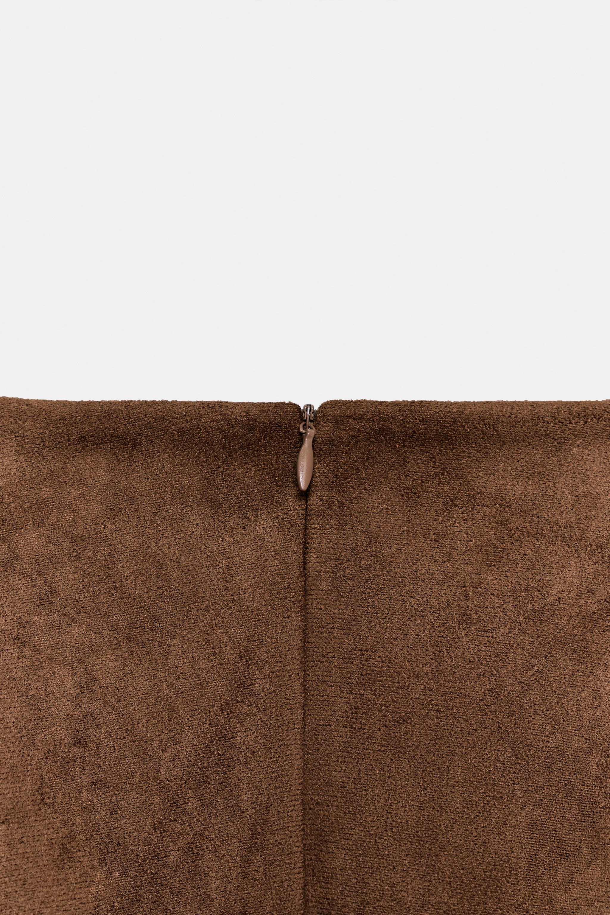 ROBE COURTE EFFET DAIM